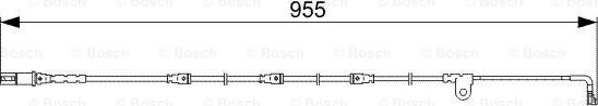 BOSCH 1 987 473 028 - Indikators, Bremžu uzliku nodilums ps1.lv