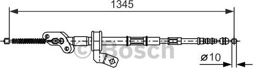 BOSCH 1 987 477 547 - Trose, Stāvbremžu sistēma ps1.lv