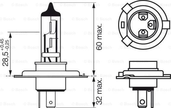 BOSCH 1 987 301 002 - Kvēlspuldze ps1.lv