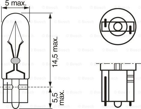 BOSCH 1 987 301 024 - Kvēlspuldze, Salona telpas apgaismojums ps1.lv