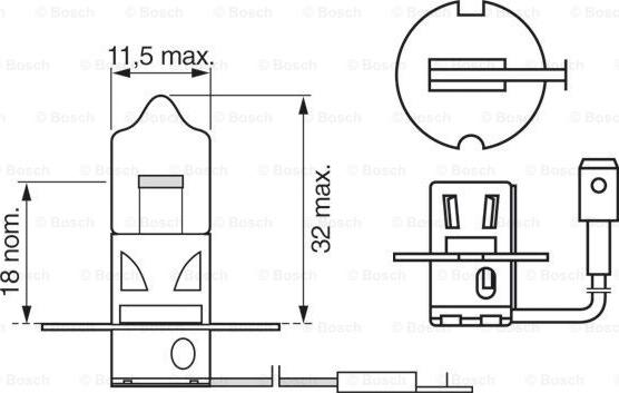 BOSCH 1 987 302 038 - Kvēlspuldze ps1.lv