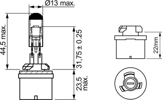 BOSCH 1 987 302 024 - Kvēlspuldze, Miglas lukturis ps1.lv