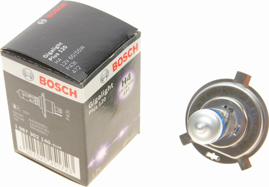 BOSCH 1 987 302 140 - Kvēlspuldze ps1.lv