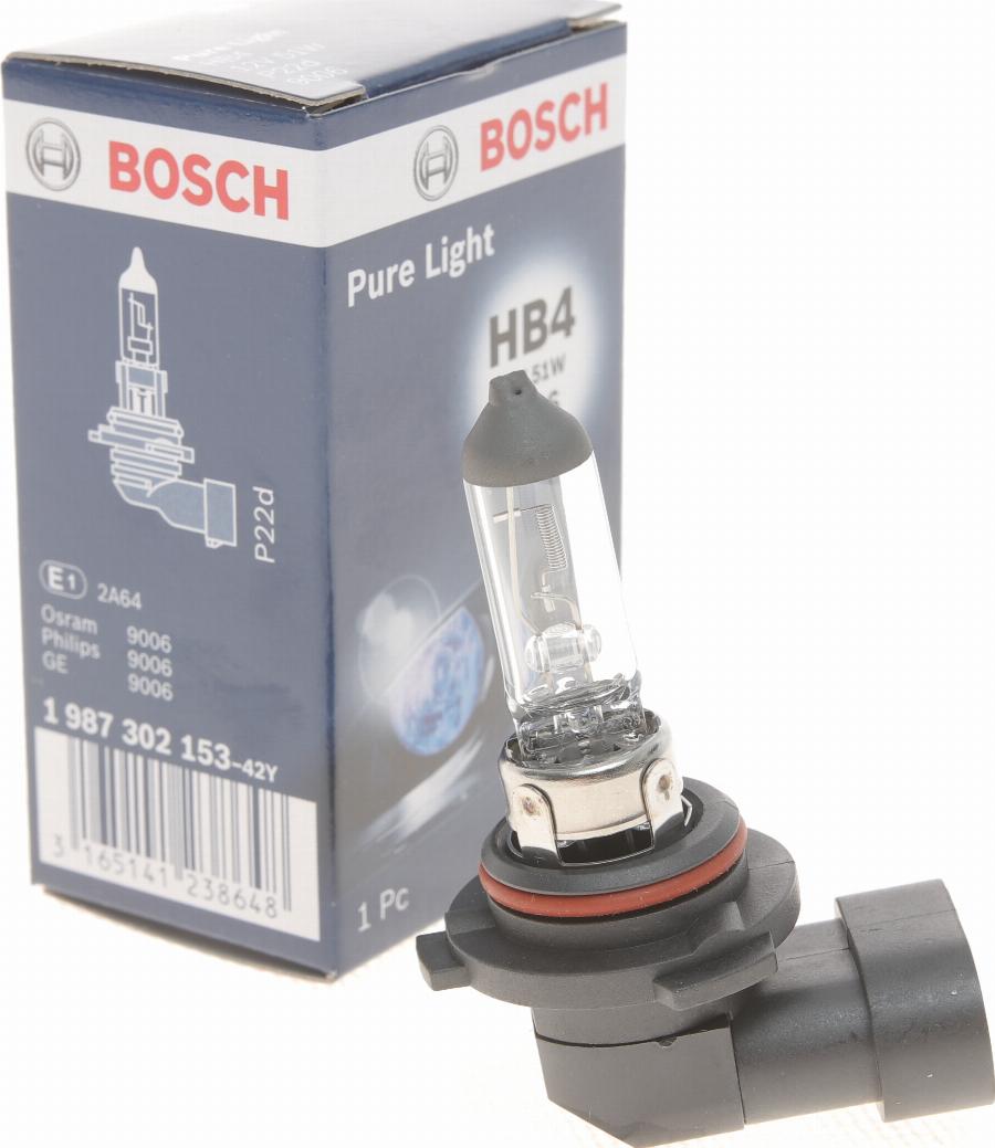 BOSCH 1.987.302.153 - Kvēlspuldze, Tālās gaismas lukturis ps1.lv