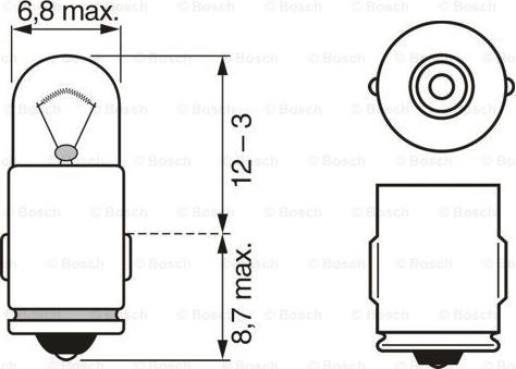 BOSCH 1 987 302 224 - Kvēlspuldze ps1.lv