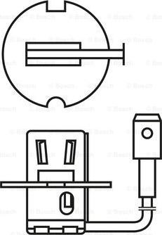 BOSCH 1 987 302 732 - Kvēlspuldze ps1.lv