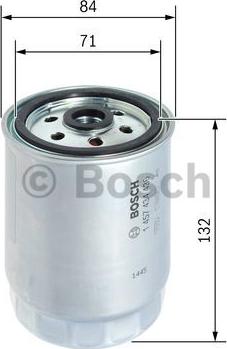 BOSCH 1 457 434 436 - Degvielas filtrs ps1.lv