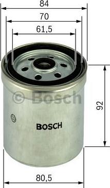 BOSCH 1 457 434 153 - Degvielas filtrs ps1.lv