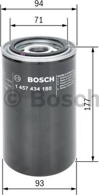 BOSCH 1 457 434 180 - Degvielas filtrs ps1.lv