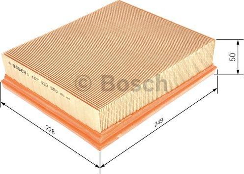 BOSCH 1 457 433 550 - Gaisa filtrs ps1.lv