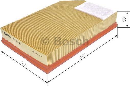 BOSCH 1 457 433 587 - Gaisa filtrs ps1.lv