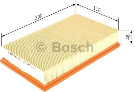 BOSCH 1 457 433 523 - Gaisa filtrs ps1.lv