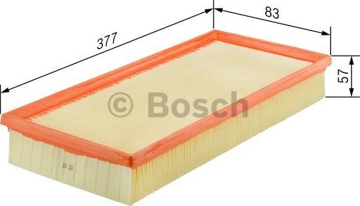 BOSCH 1 457 433 163 - Gaisa filtrs ps1.lv