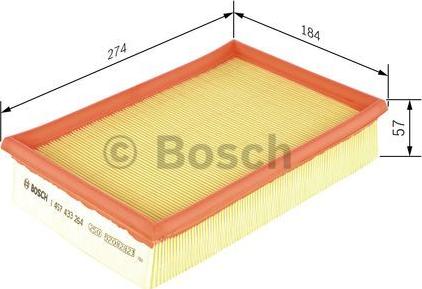 BOSCH 1 457 433 264 - Gaisa filtrs ps1.lv