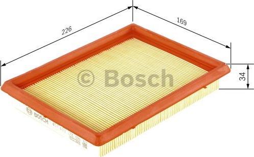 BOSCH 1 457 433 274 - Gaisa filtrs ps1.lv