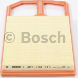 BOSCH 1 457 433 716 - Gaisa filtrs ps1.lv