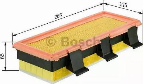 BOSCH 1 457 433 819 - Gaisa filtrs ps1.lv