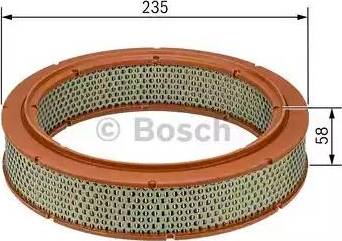 BOSCH 1 457 432 111 - Gaisa filtrs ps1.lv