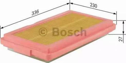 BOSCH 1 457 432 202 - Gaisa filtrs ps1.lv