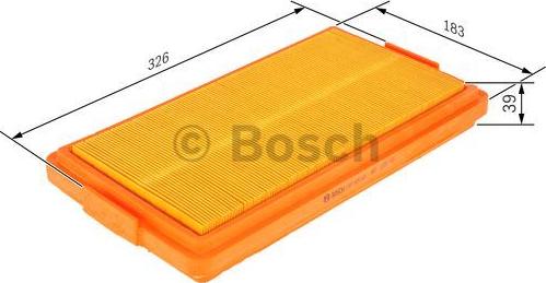 BOSCH 1 457 429 928 - Gaisa filtrs ps1.lv