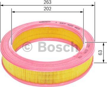 BOSCH 1 457 429 923 - Gaisa filtrs ps1.lv