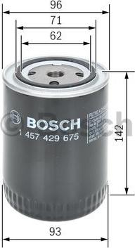 BOSCH 1 457 429 675 - Degvielas filtrs ps1.lv