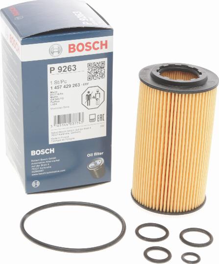 BOSCH 1 457 429 263 - Eļļas filtrs ps1.lv