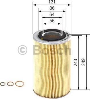 BOSCH 1 457 429 740 - Eļļas filtrs ps1.lv