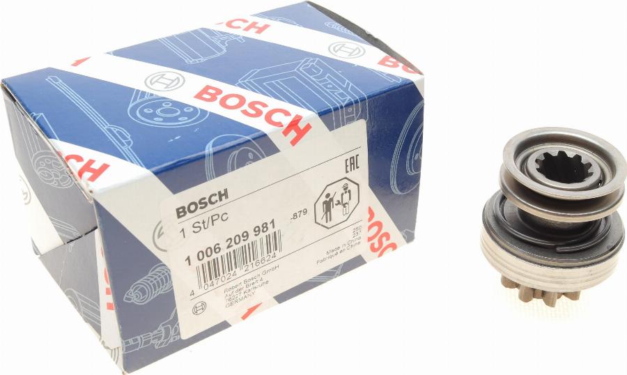 BOSCH 1 006 209 981 - Zobrats, Starteris ps1.lv