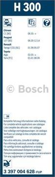 BOSCH 3 397 004 628 - Stikla tīrītāja slotiņa ps1.lv