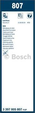 BOSCH 3 397 005 807 - Stikla tīrītāja slotiņa ps1.lv