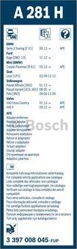 BOSCH 3 397 008 045 - Stikla tīrītāja slotiņa ps1.lv