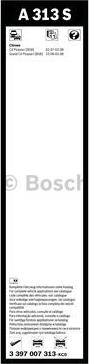 BOSCH 3 397 007 313 - Stikla tīrītāja slotiņa ps1.lv