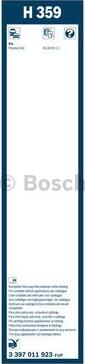 BOSCH 3 397 011 923 - Stikla tīrītāja slotiņa ps1.lv