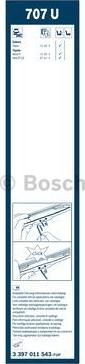 BOSCH 3 397 011 543 - Stikla tīrītāja slotiņa ps1.lv