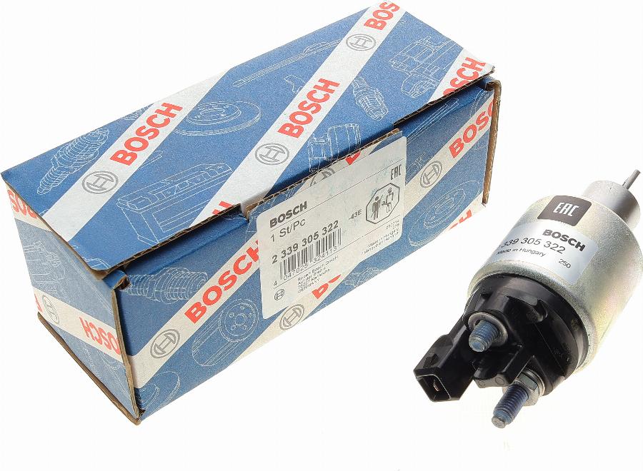 BOSCH 2 339 305 322 - Ievilcējrelejs, Starteris ps1.lv