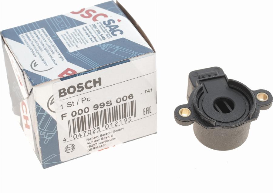 BOSCH F 000 99S 006 - Devējs, Droseļvārsta stāvoklis ps1.lv