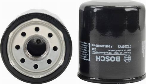 BOSCH F 00E 369 840 - Eļļas filtrs ps1.lv