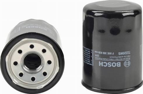 BOSCH F 00E 369 839 - Eļļas filtrs ps1.lv