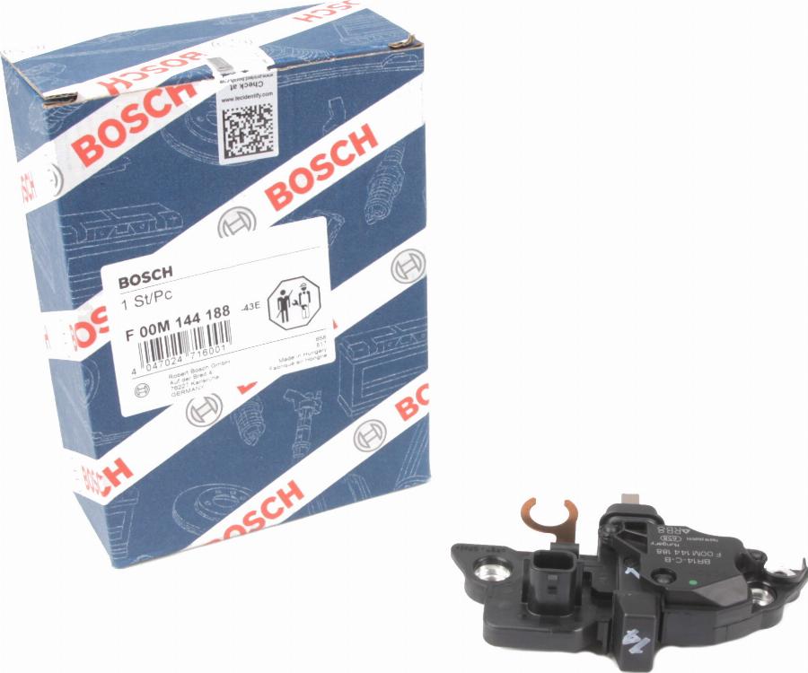 BOSCH F 00M 144 188 - Ģeneratora sprieguma regulators ps1.lv