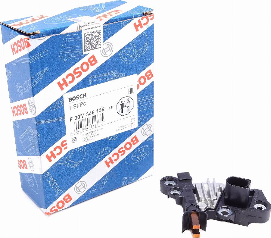 BOSCH F 00M 346 136 - Ģeneratora sprieguma regulators ps1.lv