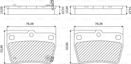 BOSCH F 03B 050 125 - Bremžu uzliku kompl., Disku bremzes ps1.lv