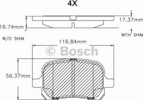 BOSCH F 03B 150 048 - Bremžu uzliku kompl., Disku bremzes ps1.lv