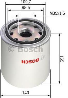 BOSCH F 026 404 012 - Gaisa sausinātāja patrona, Gaisa kompresors ps1.lv