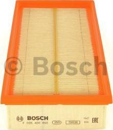 BOSCH F 026 400 450 - Gaisa filtrs ps1.lv