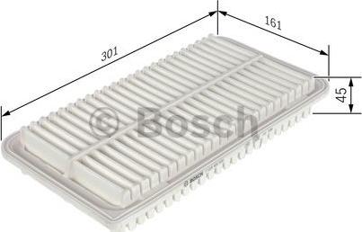 BOSCH F 026 400 506 - Gaisa filtrs ps1.lv