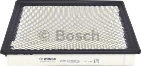 BOSCH F 026 400 500 - Gaisa filtrs ps1.lv