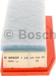 BOSCH F 026 400 534 - Gaisa filtrs ps1.lv