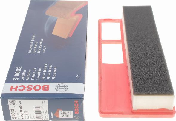 BOSCH F 026 400 002 - Gaisa filtrs ps1.lv