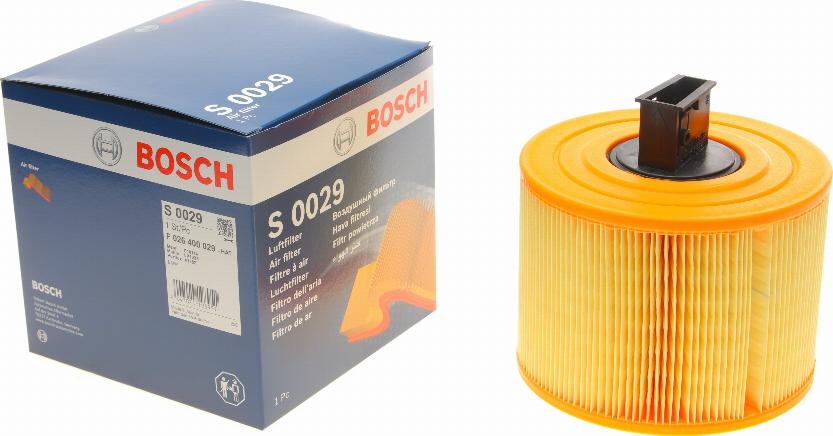 BOSCH F 026 400 029 - Gaisa filtrs ps1.lv